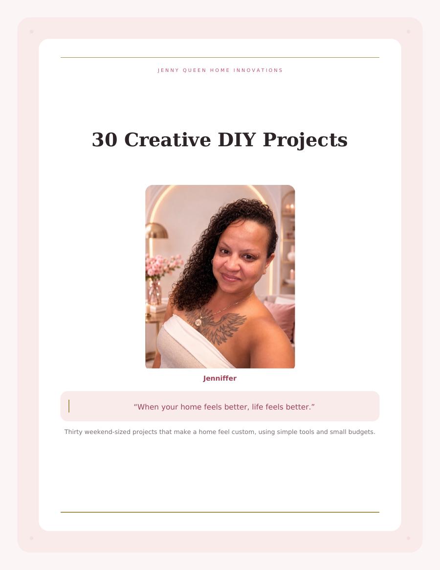 30 Creative DIY Projects PDF cover